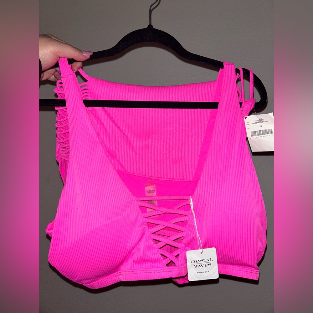 Hot pink bikini 3x